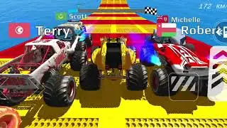 Monster Truck Madness #Shorts #gaming #gta #cartoon