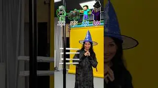 😋 Minecraft challenge/who won?😝villager vs golen vs zombie vs witch #challenge #shorts #minecraft