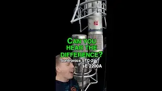 Can You Hear The Difference? sE2200a vs Sontronics STC-2 on Vocals