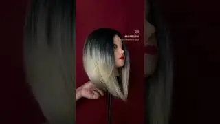 Lace Wig Chanel com bico Loira Lisa #wig #cabelo