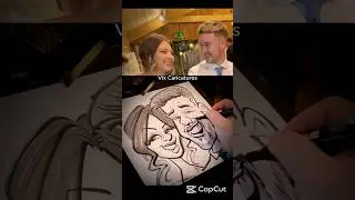 Wedding Caricatures - #weddingentertainment #drawfaces #caricaturist #liveentertainment #art