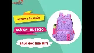 Balo học sinh tiểu học | Balo học sinh cấp 1 gi&aacute; rẻ | Balo chống g&ugrave; lưng | BL1020 - CAPTOT.VN