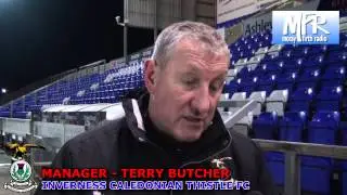 Terry Butcher Post Match v Ross County, Scottish Cup, 11/12/12