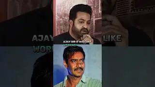 Jr ntr said about ajay devgan 🥰😍 || #jrntr #ajaydevgan