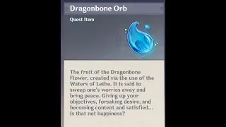 Getting Dragonbone Orb and where you could sell it. Don't. (Genshin Impact v2.6)
