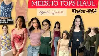 Meesho Tops Haul 🎀 Meesho Tops Haul Under 400/-Tops From meesho 💕#meesho #meeshotophaul