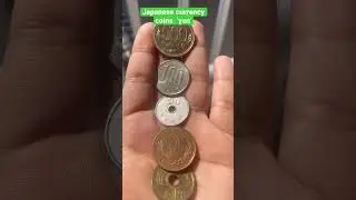 Japanese currency Yen 💹 #japan #currency #coins #ytshorts #paisapaisa #japantravel #reels #fun