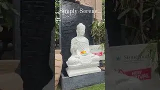 5ft Handcrafted Buddha Water Fountain for Luxury Decor