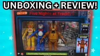 FNAF Jazwares 4 pack Unboxing + Review (Target Exclusive)