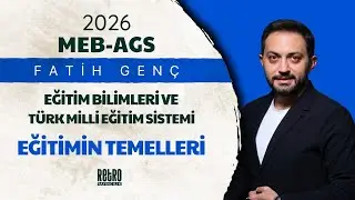 1) Felsefi Temel - 1 | Eğitimin Temelleri | Fatih GENÇ - 2026