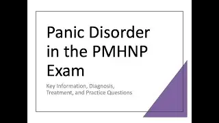 Panic Disorder PMHNP Exam