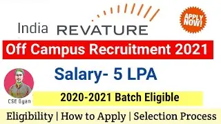 revature off campus drive 2021-2020 | revature recruitment 2021 |
