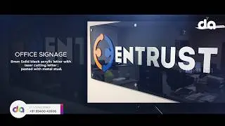 Office sign board | Dharshan adss | Name plate in Chennai