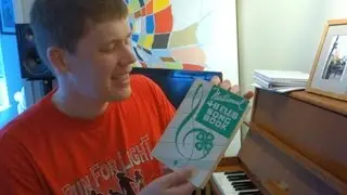 Playing music from Antique 4-H Club Music Books from early 1900's.