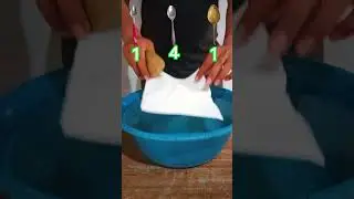how many tissues to make this spoon float #shorts #oddlysatisfying #satisfying #asmr #fyp #trending