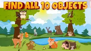 Find All 10 Objects 🧠 | Kids Hidden Objects Game | Kidland
