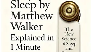 Why We Sleep by Matthew Walker Explained in 1 Minute 