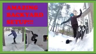 BACKYARD RAIL SETUP | T-bros