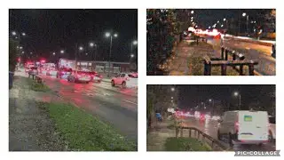 Cold Winter Night Walkthrough London | Freezing Night!!! #cold #night #tour #peaceful #nature