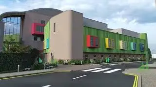CGI Flythrough of New Surgical Neonatal Intensive Care Unit & Emergency Floor Expansion at Alder Hey
