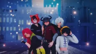 [MMD x Kayn x Rhaast x Friends x Sister] Soda Pop