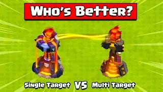 Single Target VS Multi Target Inferno Tower / Clash of Clans 👉 @dailyclash8620