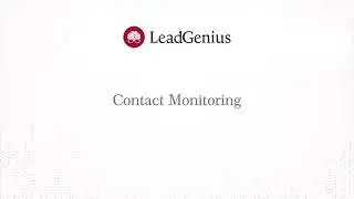 Contact Monitoring and Real Time Data Hygiene