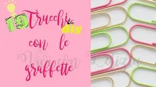 19 DIY e TRUCCHI con le GRAFFETTE METALLICHE per fogli [life hacks ita]
