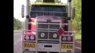 Western Star 4900 in a remote Outback fuel delivery