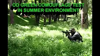OD GREEN SUMMER CAMOUFLAGE TEST