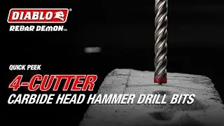 Quick Peek - 4-Cutter Full Carbide Head | Diablo Rebar Demon