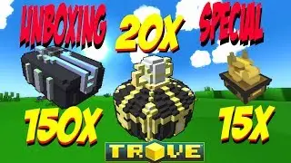 Let's Play Trove - Unboxing 150 Chao's Chest 20 Empowered Gem boxes