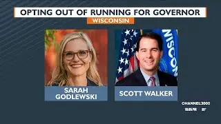 Sarah Godlewski, Walker opting out of race for governor