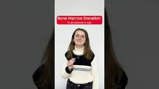 Bone Marrow Donation in 20 SECONDS! #shorts