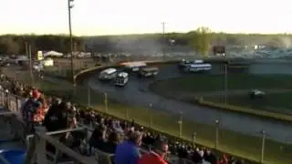 Cedar Lake School Bus Race Final Heat 2011
