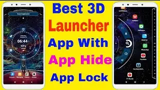 Best New 3D Launcher with app hide app lock premium theme | best launcher app | new app 2020