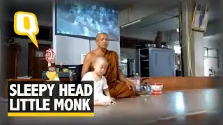 Word is, This Tiny Monk is Famous for Dozing off During Meditation