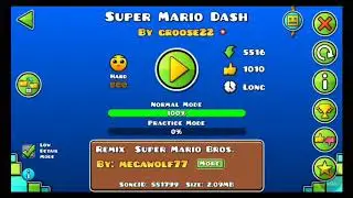 !El mejor nivel de Mario bros!-super mario dash byGROOSE22