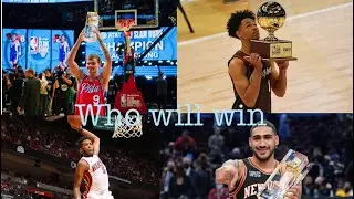 Dunk contest WITH the last 4 winners