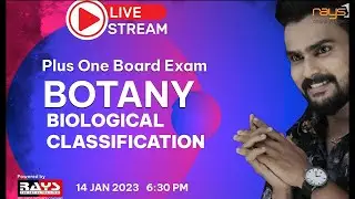 Plus one board exam live |Biological Classification