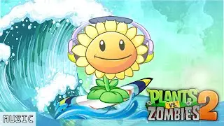 Big Wave Beach Ultimate Battle [Waves & Splash SFX] - PVZ 2 Backsound games HD