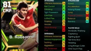 99 Rated B. Robson || max level max rating efootball 2023 level up Epic Bryan Robson