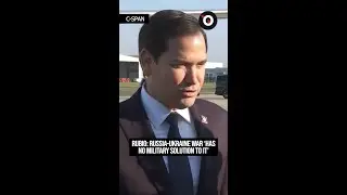 Rubio says no 'military solution' possible between Russia and Ukraine