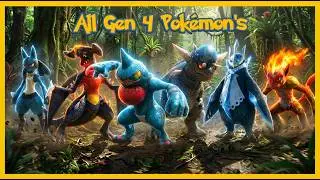 All Gen 4 Pok&eacute;mon's The 107 Sinnoh  Region Pok&eacute;mon in the Real Life World!  Pokedex Documentary
