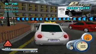 City Racer - HD Dolphin Gameplay - Gamecube