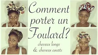 Tuto coiffures avec des foulards sur cheveux courts ou cheveux longs