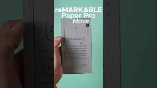 Практический опыт работы с reMarkable Paper Pro Move Build #einktablet