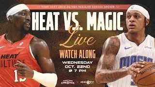 Miami Heat vs Orlando Magic LIVE Watch Along, Post-Game Reaction & Outlook | Courtside Cre8ives