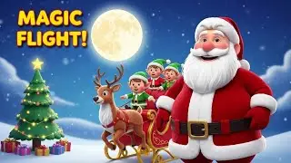 Santa's Magical Flight | A Christmas Adventure for Kids 2025 | Tiny Kidz | Christmas