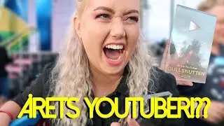 Vinner &Aring;RETS YOUTUBER p&aring; Gullsnutten!! - vlogg